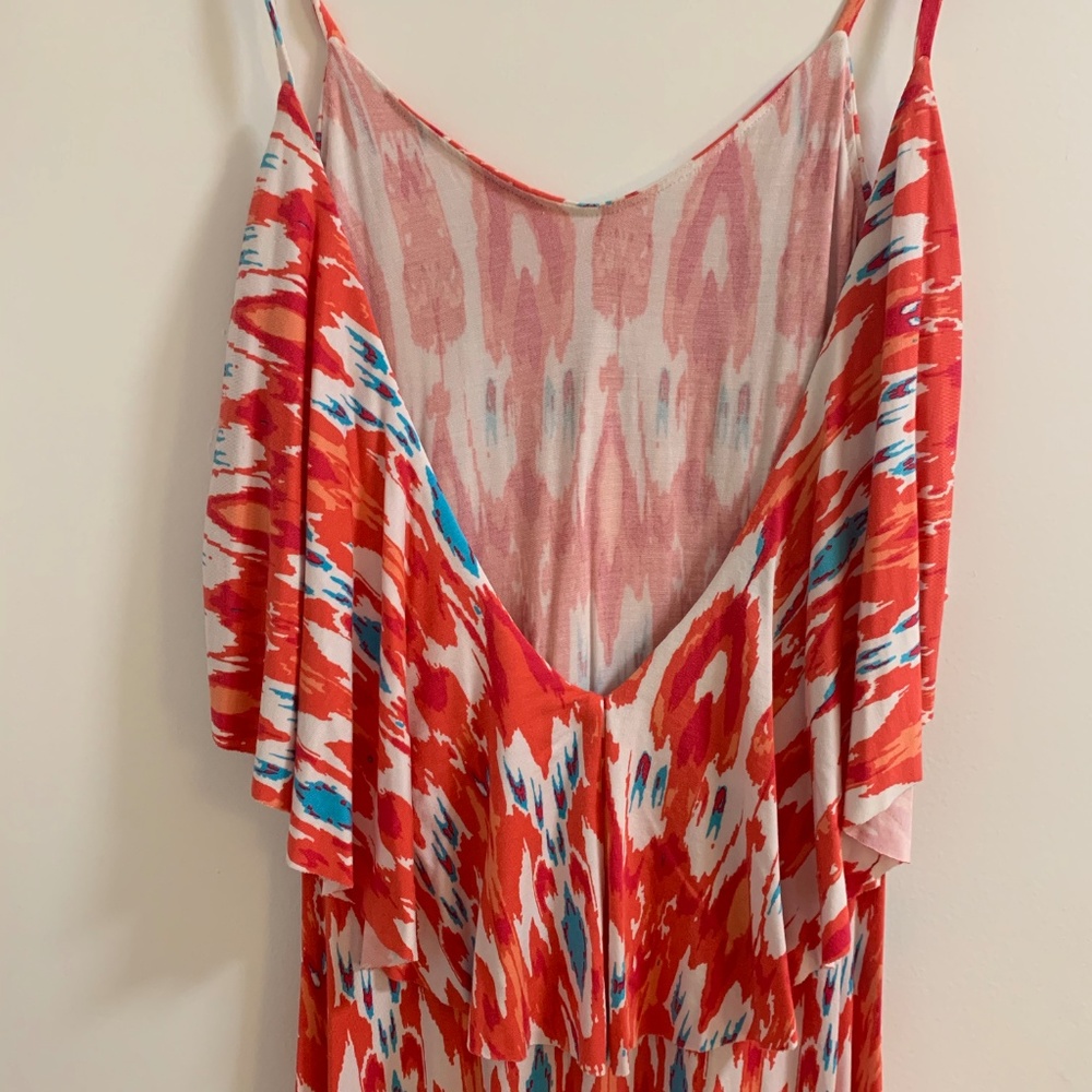 Design Lab Open Back Multi-Color Maxi Dress - image 7